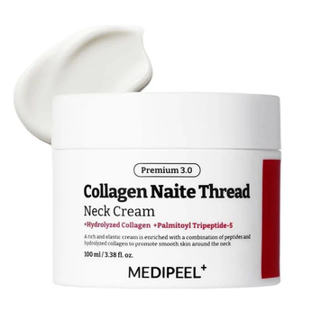Крем для відновлення еластичності шкіри шиї та декольте - MEDI PEEL PREMIUM COLLAGEN NAITE THREAD NECK CREAM 3.0 MDP256 фото