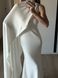 Сукня максі з кейпом білого кольору XS/S cutieedress_22xss фото 1