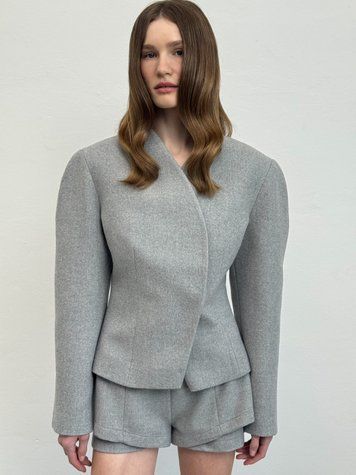 Силуетний жакет сірого кольору Fall Winter XS/S vocutiee34xss фото