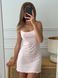 Сукня міні на брителях Pink XS/S 55001101Pink фото 5