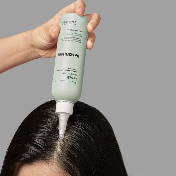 Освежающая маска-пилинг для очищения кожи головы Dr.FORHAIR Phyto Fresh Scalp Scaler, 200мл 8809485533506 фото