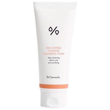 Себорегулююча очищаюча пінка &ldquo;5-альфа контроль&rdquo; Dr.Ceuracle 5&alpha; Control Clearing Cleansing Foam, 200 мл 8806133614648 фото