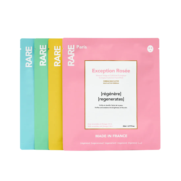 Набір з чотирьох масок для обличчя у прозорому боксі Box of 4 Face Mask RP015 фото