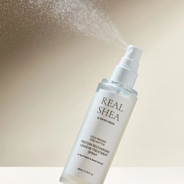 Термозахисний спрей для волосся з протеїнами Rated Green Real Shea Protein Recharging Leave-in Treatment Spray, 80 ml rg00112 фото