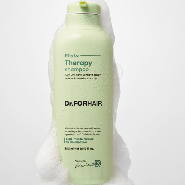 Фитотерапевтический шампунь для чувствительной кожи головы Dr.FORHAIR Phyto Therapy Shampoo, 500мл 8809485530857 фото