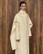 Довге пальто молочного кольору + шарф Fall Winter XS/S vocutiee002xss фото 7