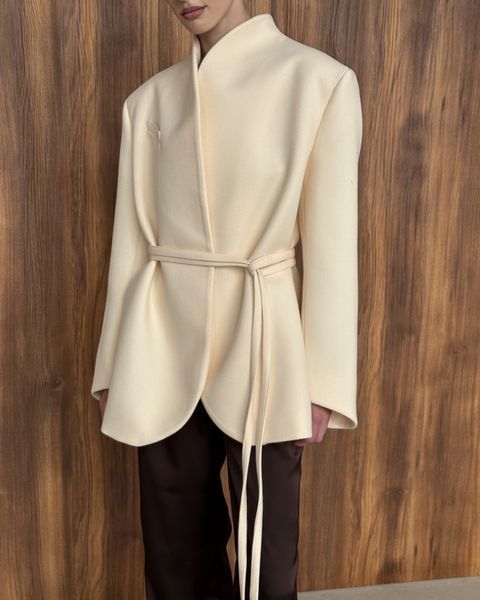 Пальто жакет молочного кольору Fall Winter XS/S vocutiee003xss фото