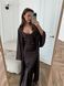 Шовкова сукня максі шоколадного кольору XS/S cutieedress002xs_s фото 3