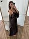 Шовкова сукня максі шоколадного кольору XS/S cutieedress002xs_s фото 7