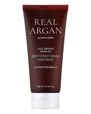 Глибоко кондиціонуюча маска RATED GREEN Real Argan Deep Conditioning Hair Mask 200 мл з аргановою олією 8809514550719 фото
