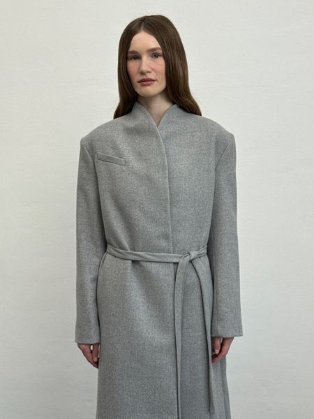 Довге пальто сірого кольору Fall Winter XS/S vocutiee22xss фото