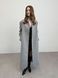 Довге пальто сірого кольору Fall Winter XS/S vocutiee22xss фото 2