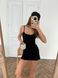 Сукня чорна міні на брителях Black XS/S 55001101Black фото 3