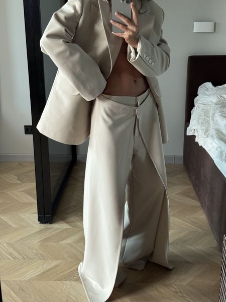 Жакет оверсайз бежевого кольору Premium XS/S cutiesuit02xs-s фото