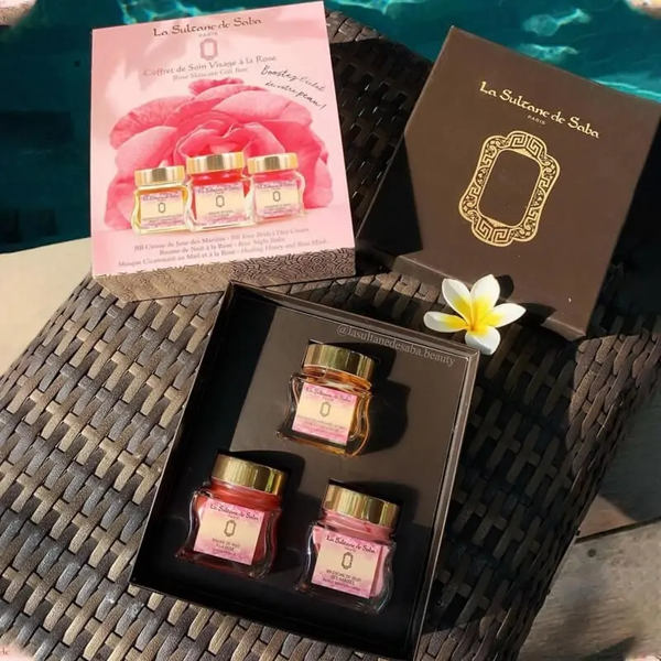 Подарунковий набір для обличчя Троянда La Sultane De Saba Rose Gift Box 3700448605634 фото