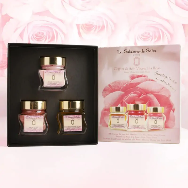 Подарунковий набір для обличчя Троянда La Sultane De Saba Rose Gift Box 3700448605634 фото